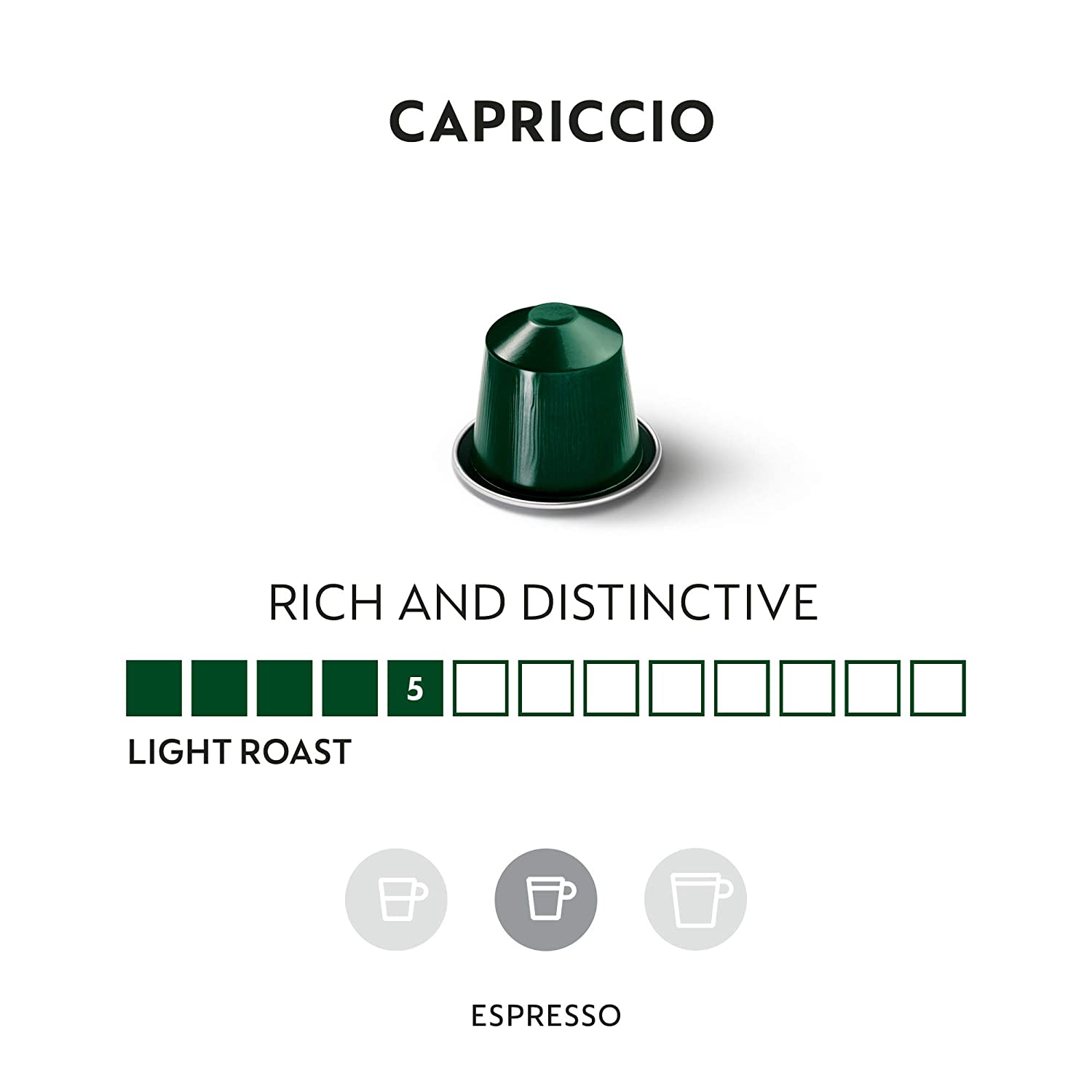 کپسول قهوه نسپرسو مدل Capriccio