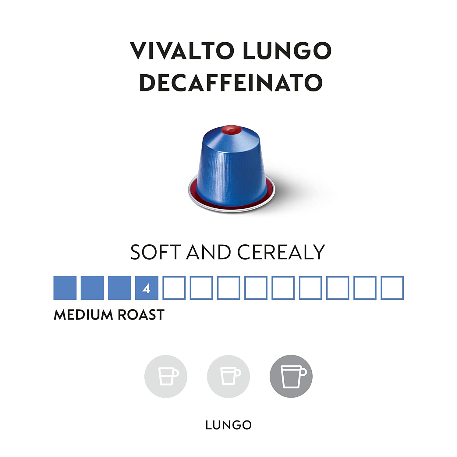 کپسول قهوه نسپرسو مدل Vivalto Decaffeinato