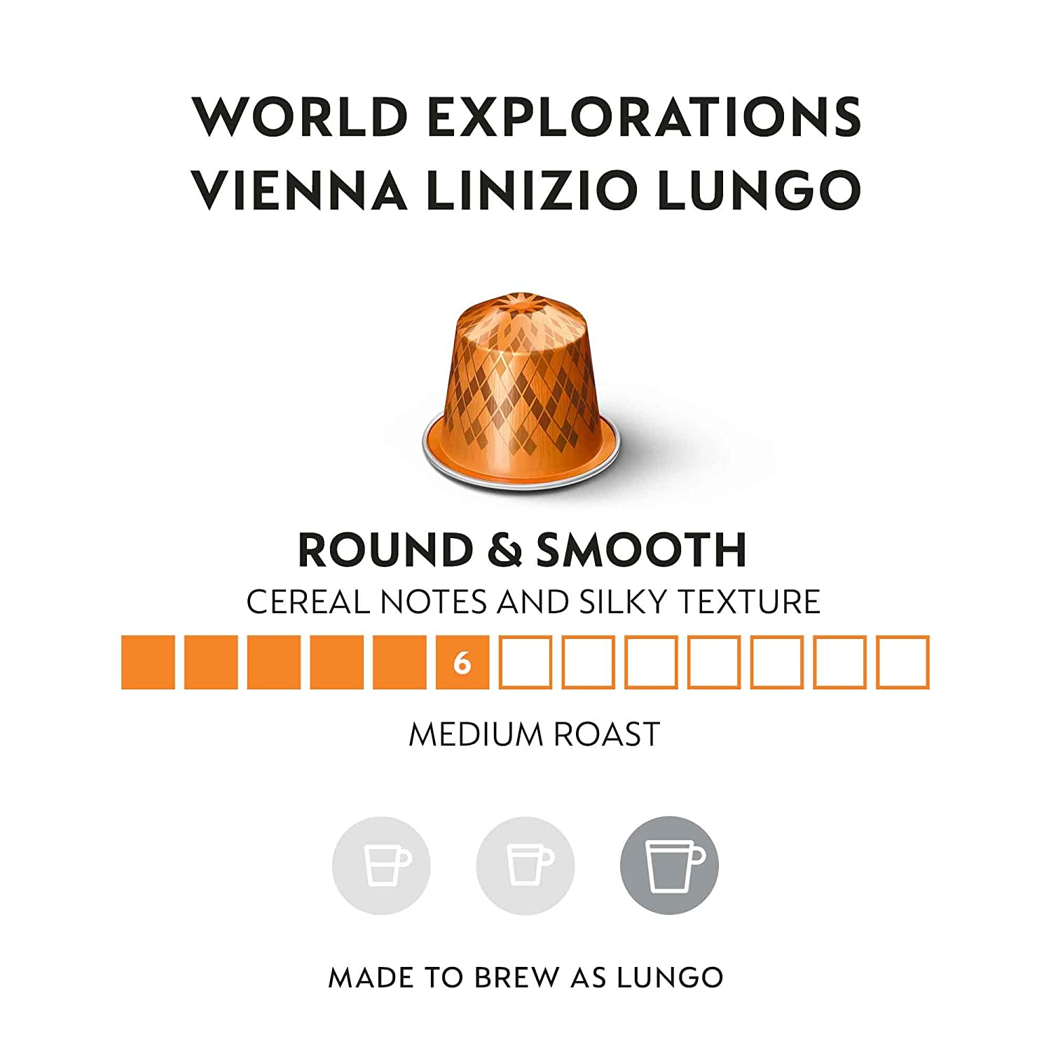 کپسول قهوه نسپرسو مدل Vienna Linizio Lungo