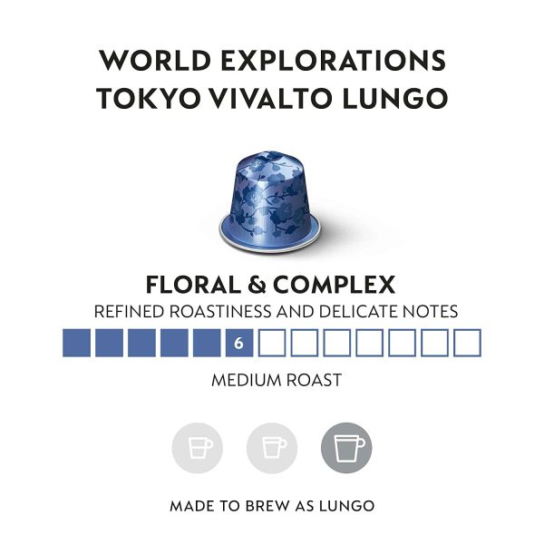 کپسول قهوه نسپرسو مدل Tokyo Vivalto Lungo