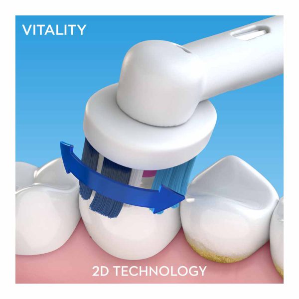 مسواک برقی اورال بی مدل Vitality Plus 3D White