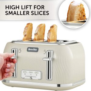 breville flow collection 4 slice toaster