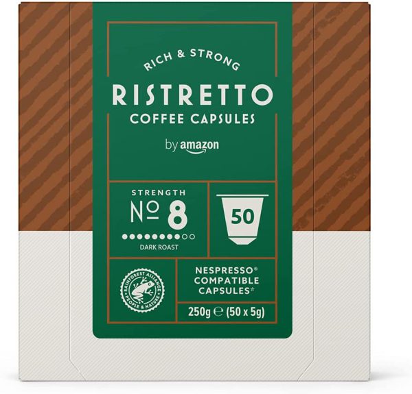 کپسول قهوه آمازون 50 عددی مدل Ristretto