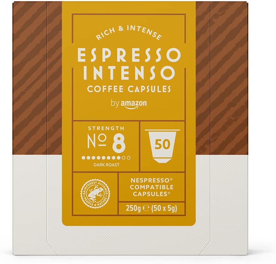 کپسول قهوه آمازون 50 عددی مدل Espresso Intenso
