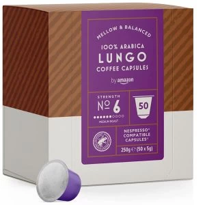 کپسول قهوه آمازون 50 عددی مدل Lungo