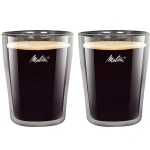 فنجان دوجداره 2 عددی ملیتا کافه لانگ مدل Wall Glasses