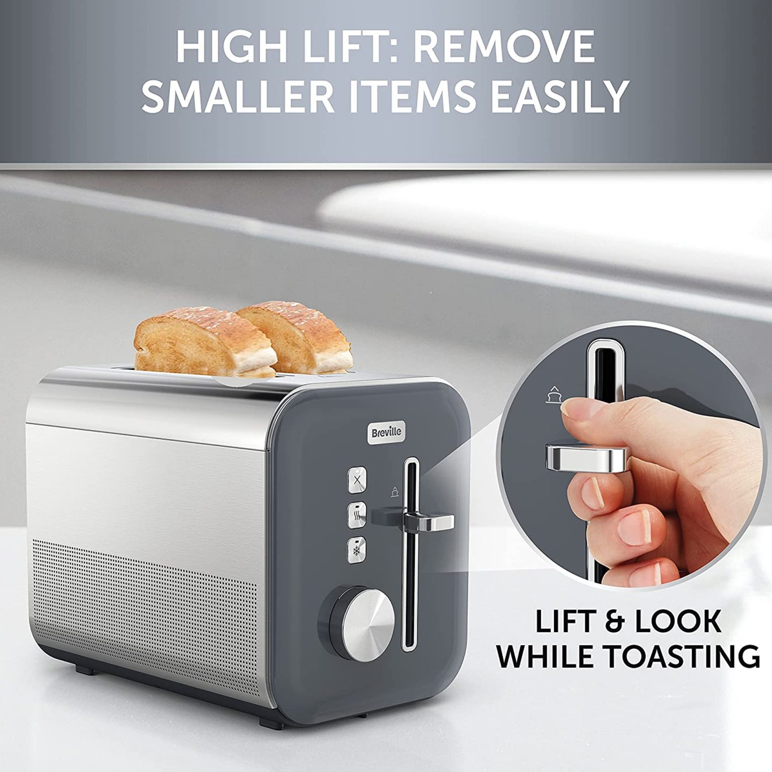 توستر برویل مدل High Gloss VTT967 ( 15 خرداد ) سایلین