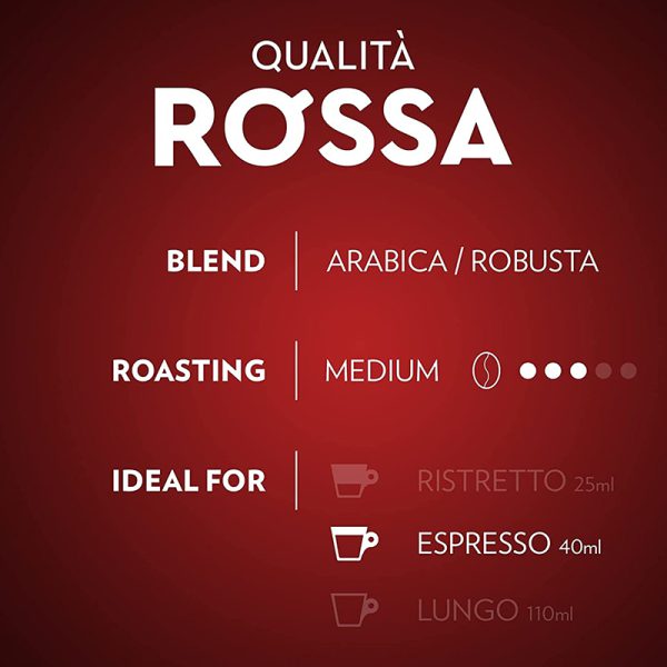 کپسول قهوه آلومینیومی لاوازا مدل Qualità Rossa