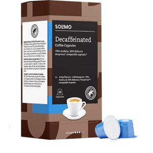 کپسول قهوه سولیمو 20 عددی مدل Decaffeinated