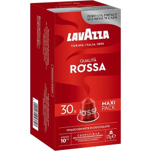 کپسول قهوه آلومینیومی لاوازا 30عددی مدل Qualità Rossa