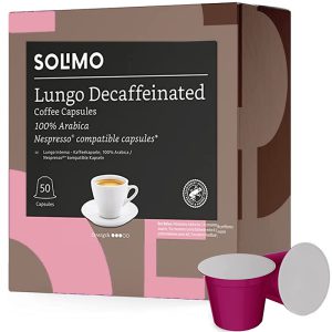 کپسول قهوه سولیمو 50 عددی مدل Lungo decaffeinated