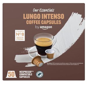 کپسول قهوه جدید آمازون 50 عددی مدل Lungo Intenso
