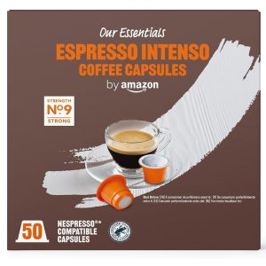 کپسول قهوه جدید آمازون 50 عددی مدل Espresso Intenso