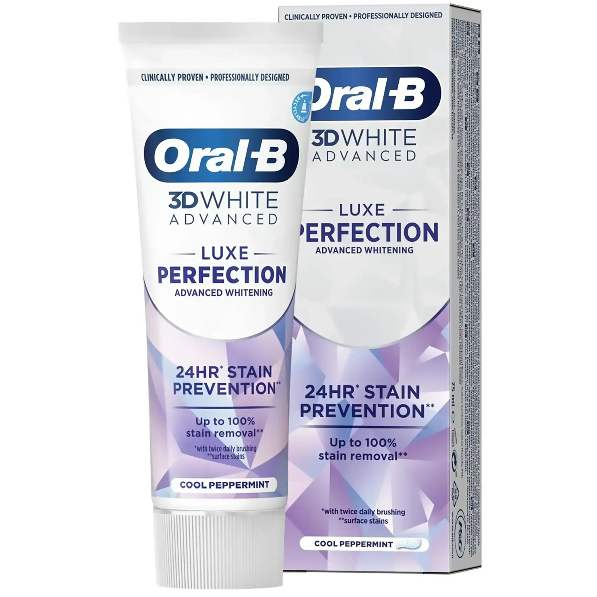 خمیردندان اورال-بی مدل 3D WHITE advanced LUXE